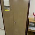 SAR 300,  Steel Wardrobe, 2-Door With Mirror, Good Condition