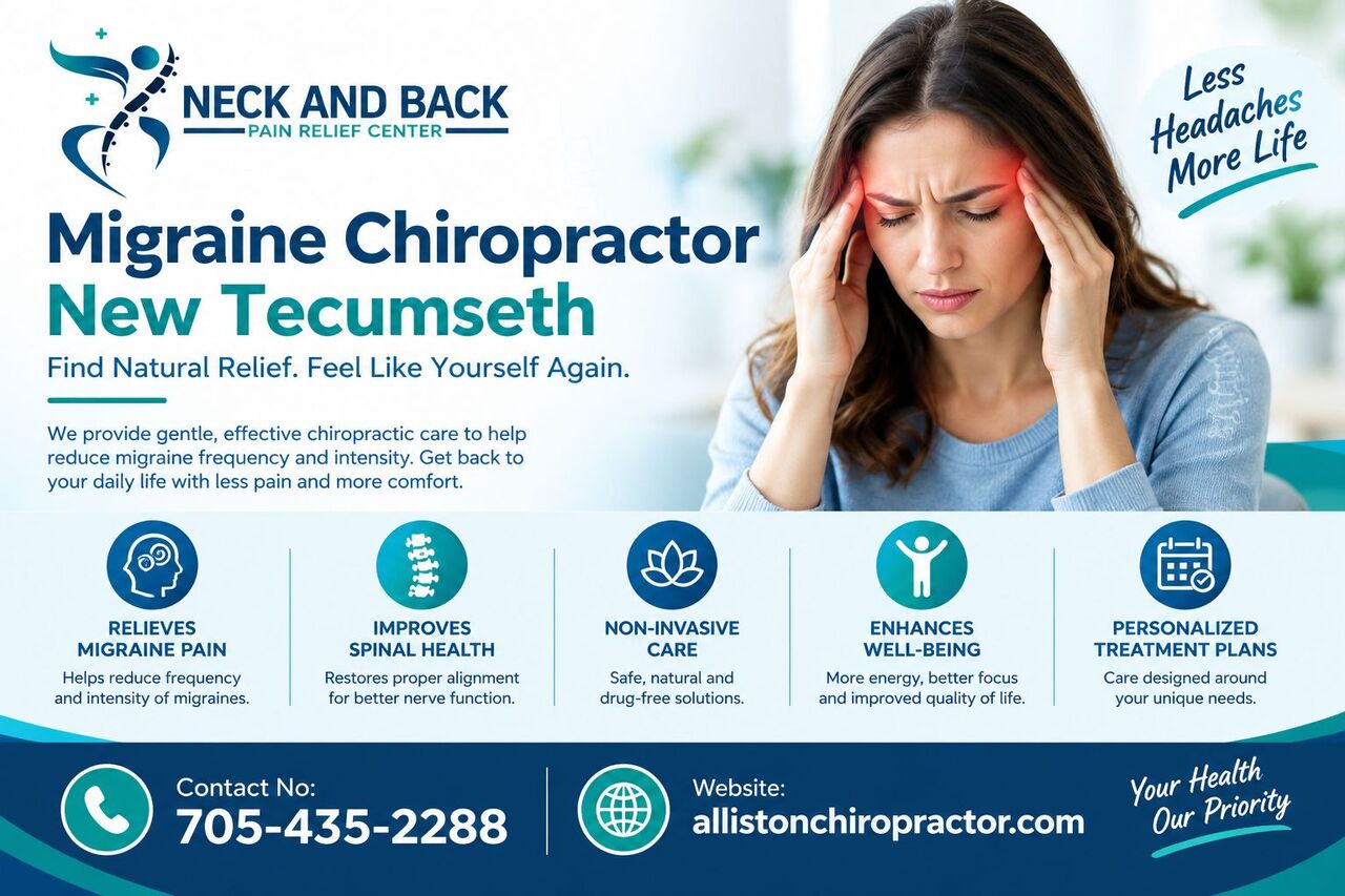 Toronto, Health, Migraine Chiropractor New Tecumseth