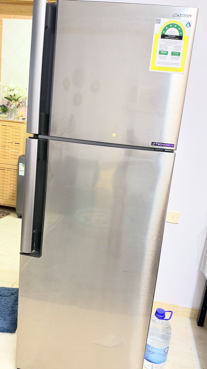 Ghirnatah, Appliances, SAR 650,  Sharp 400L / 13.8 Cu.Ft. Inverter Refrigerator &ndash; Excellent Working Condition