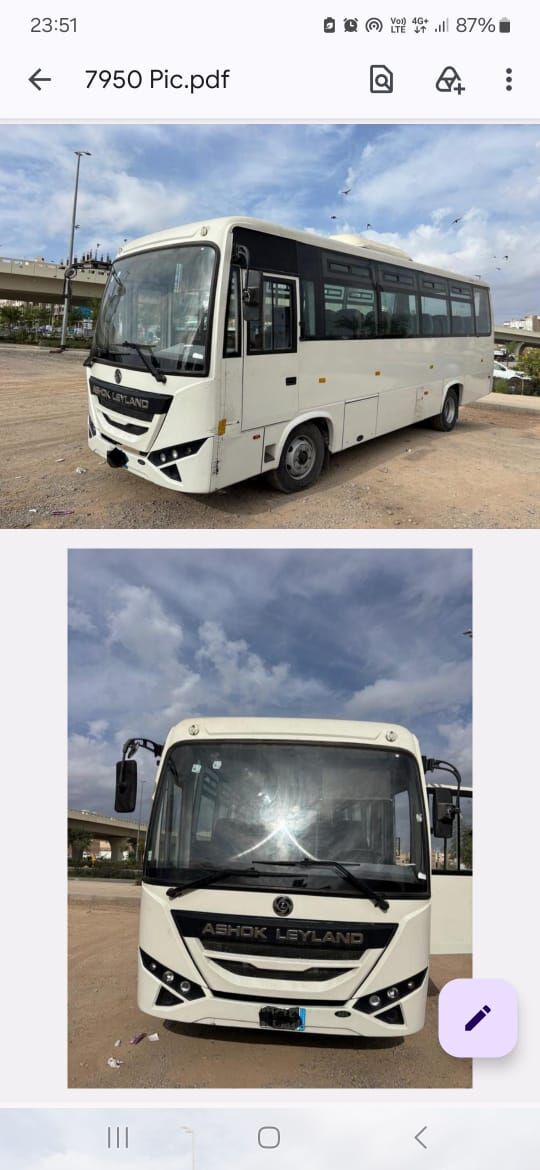 Jubail, Vehicles, Cars & Trucks , SAR 9000,  2021,  2021,  Automatic,  60000 KM,  Ashok Coaster 33 Seater New Condition For Rent With Driver