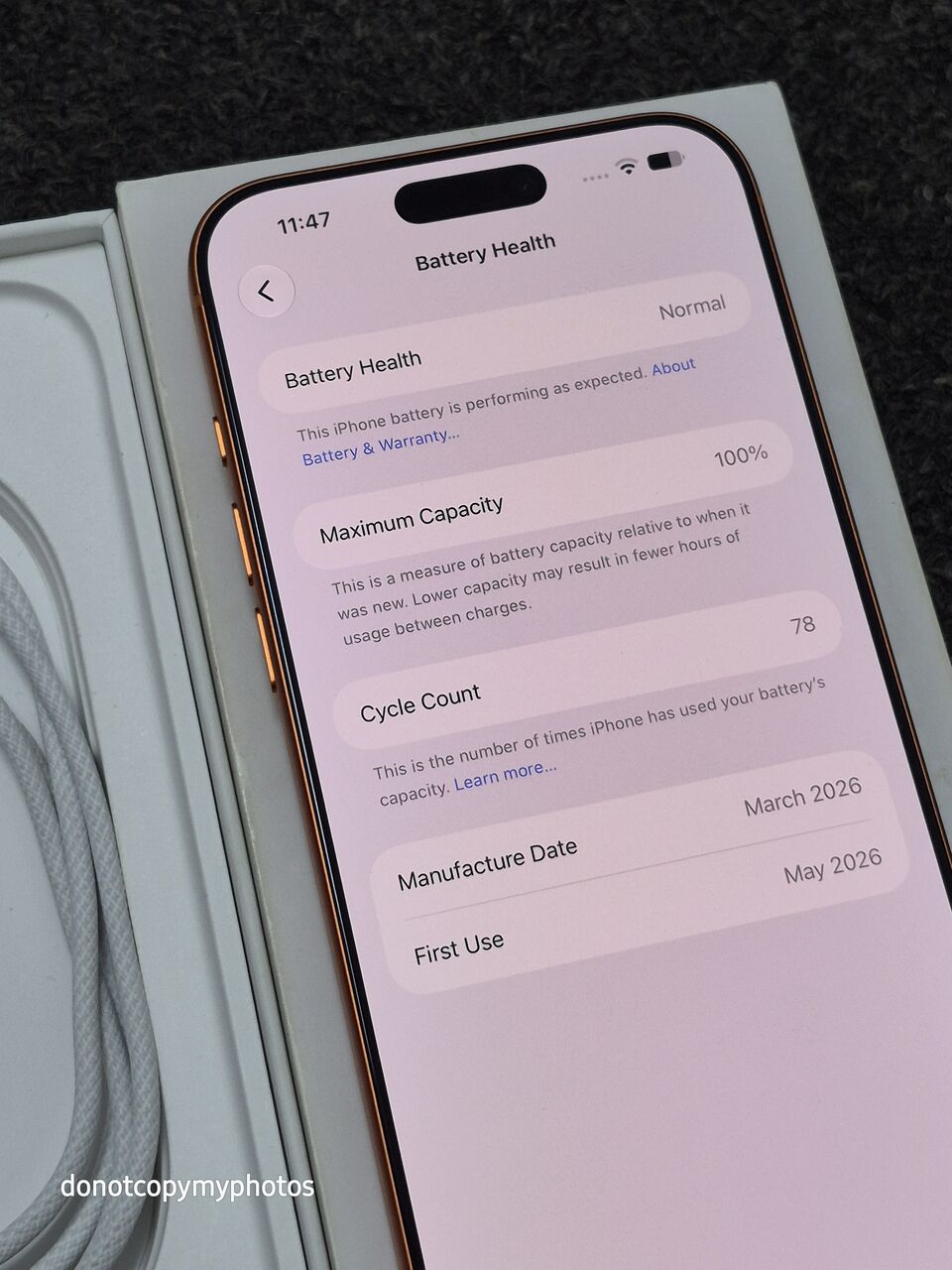 Al Rahmaniyah, Mobile Phones, SAR 4250,  IPhone 17 Pro Max 256gb Cosmic Orange