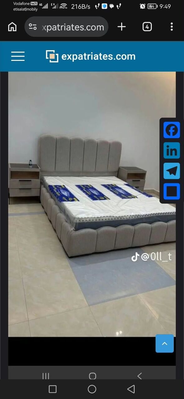 Al Iskan, Furniture, SAR 111,  New Bedroom Set Sale Online Home Devlree Free