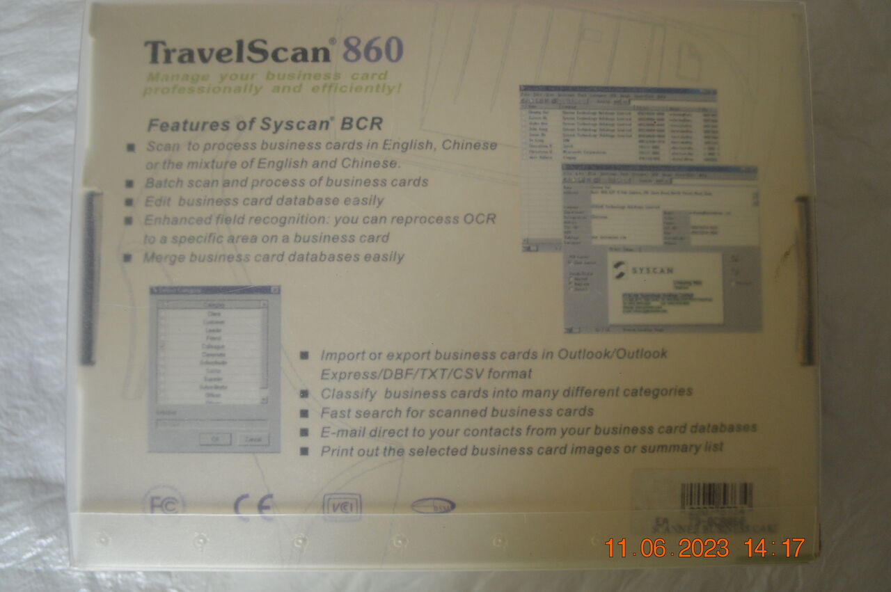 Muscat, Computers, OMR 10,  TravelScan 860 Business Card Scanner