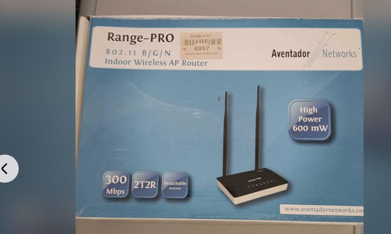 Muscat, Electronics, OMR 20,  Aventador Networks Range-PRO Wireless AP Router
