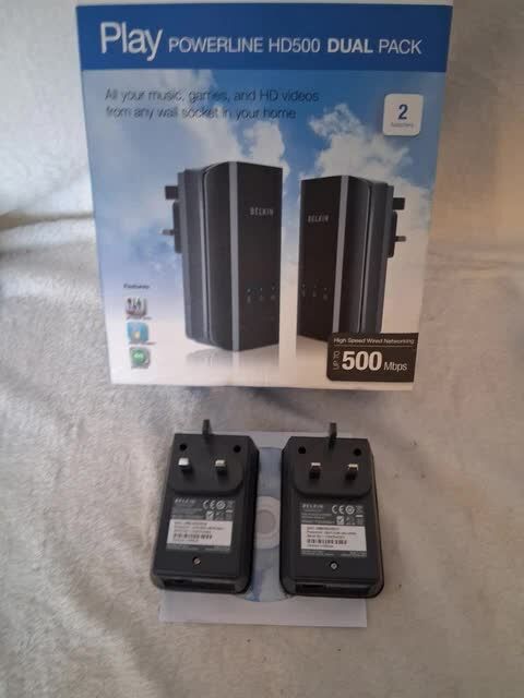 Muscat, Electronics, OMR 25,  Belkin Play 25 HD500 Dual Pack