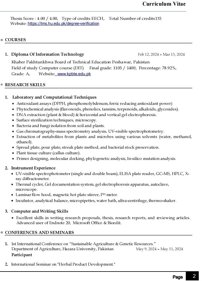 Jeddah, Job Seekers, Food Biotechnologist