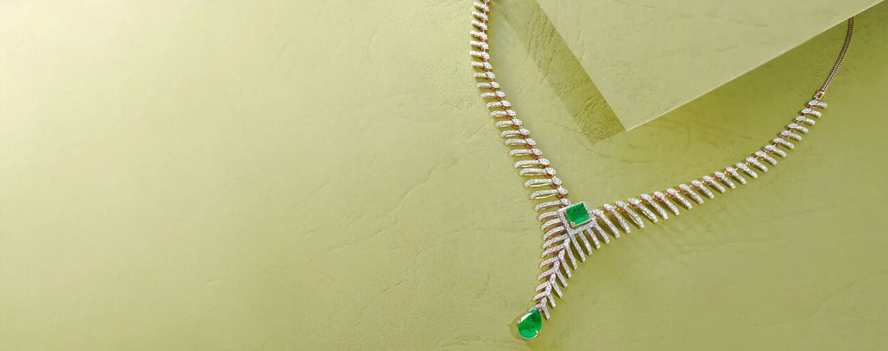 Ahmedabad, Jewelry, Essenza Bridal Set &ndash; Lab Grown Diamond Bridal Jewellery