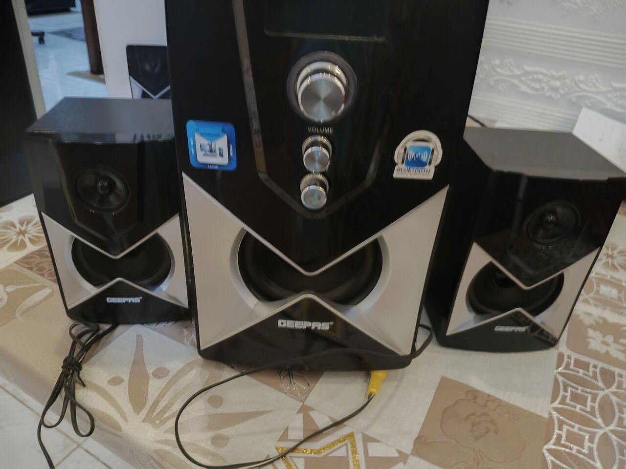 Jeddah, Electronics, SAR 175,  Geepas 2.1 Multimedia Speaker - Bluetooth, USB, SD Card