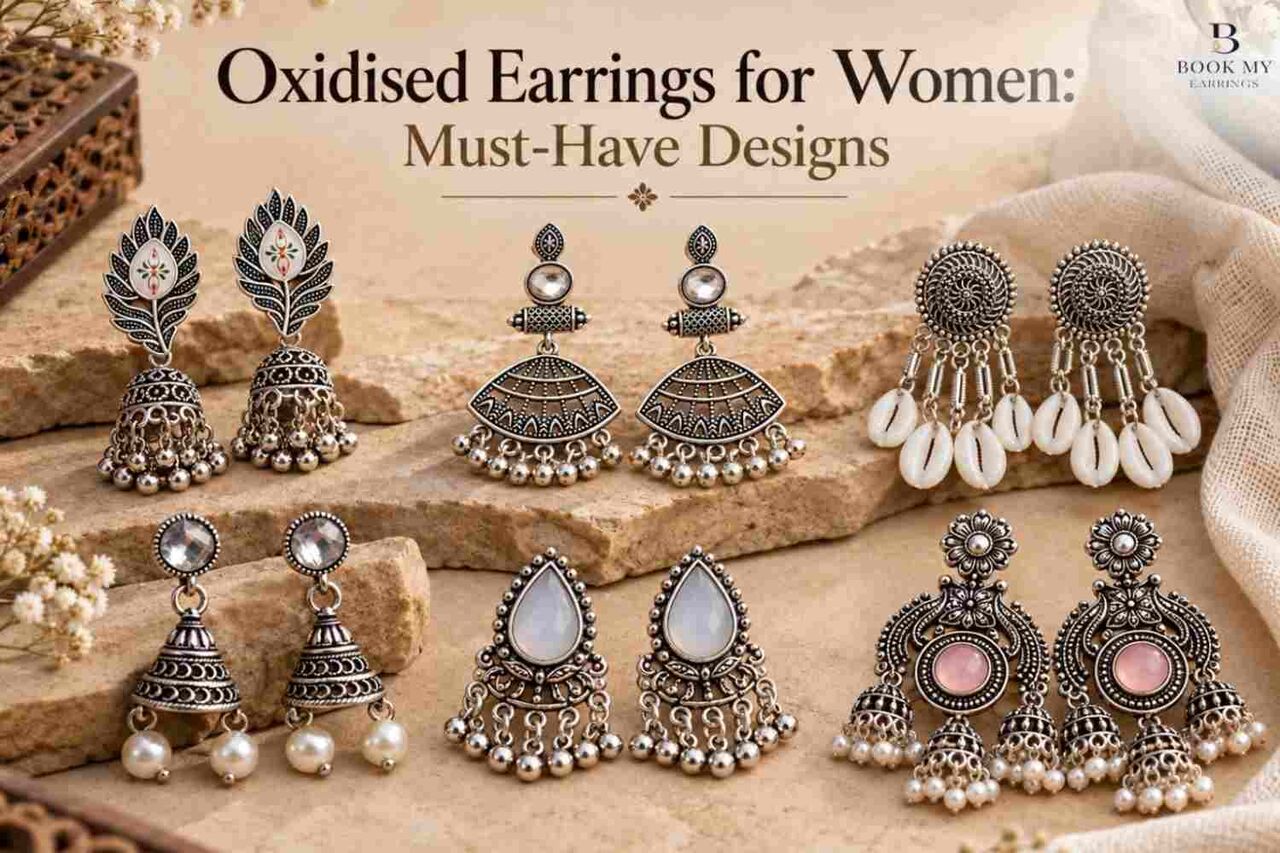New Delhi, Clothing & Accessories, Oxidised Earrings For Women &ndash; Trendy & Timeless Designs | BME