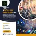 Party Rentals In Vancouver BC For Stress-Free Celebrations