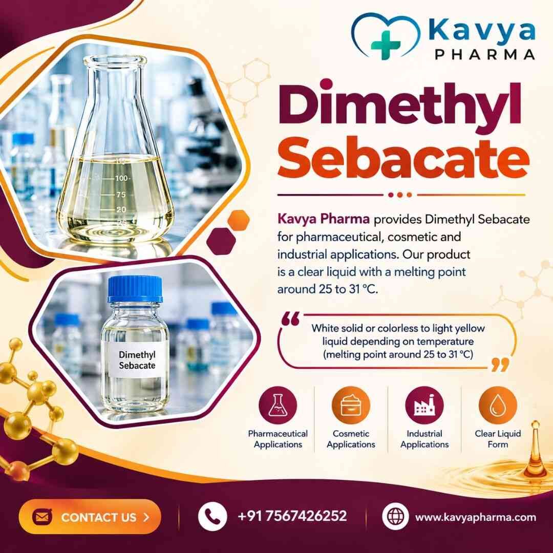 Ahmedabad, Wholesale Products, Dimethyl Sebacate | Kavya Pharma