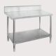 Auckland, Industrial Machinery, Flat Workbench With Splashback For Professional Food Preparation