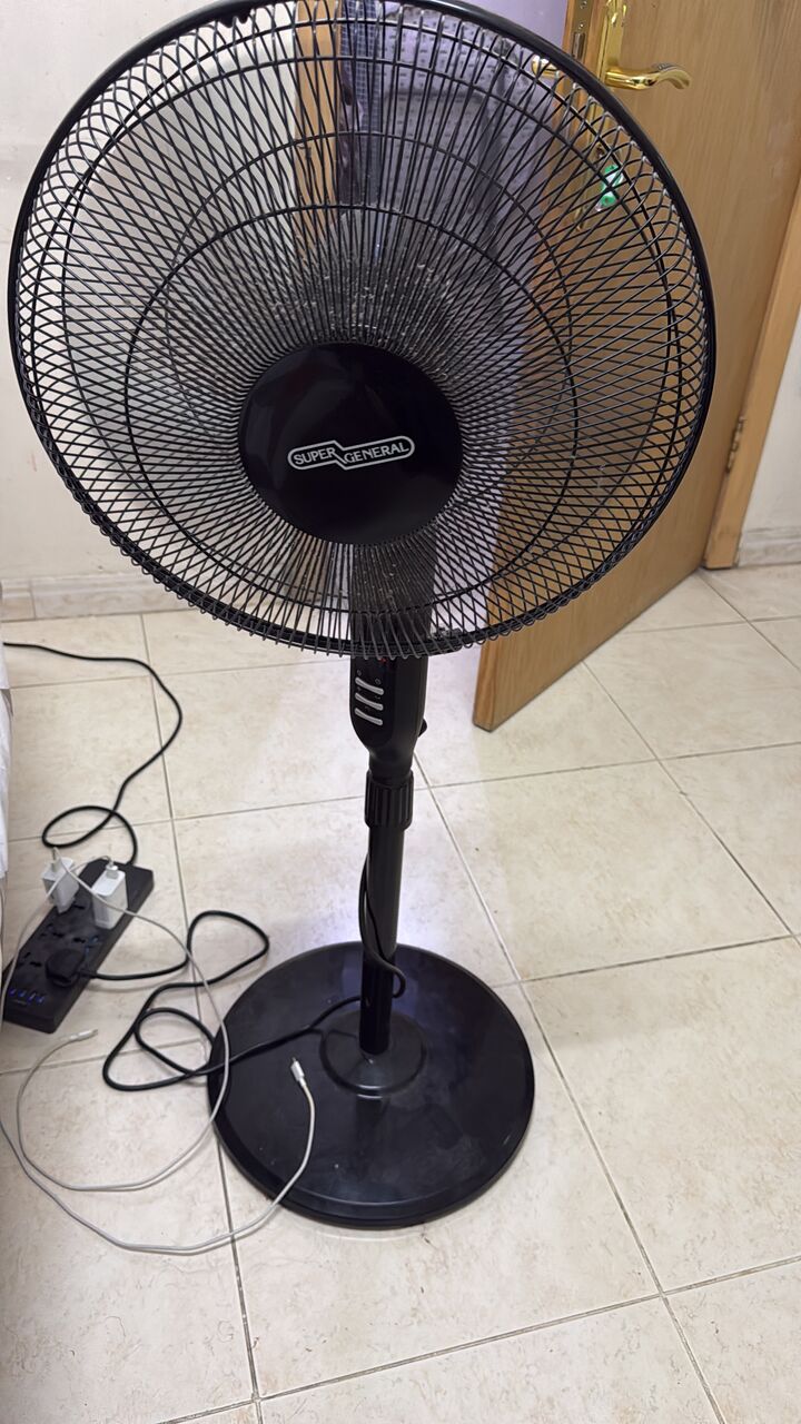 Riyadh, Appliances, SAR 160,  Urgent Sale !! 2 Stand Fans With Remote 16&rdquo; Size