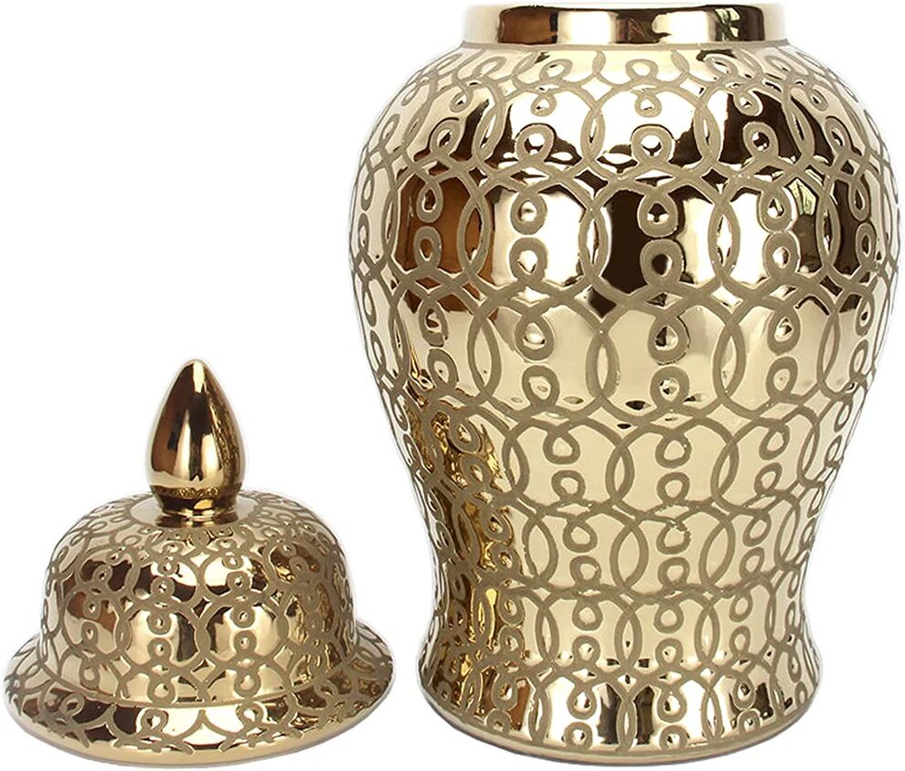 Mumbai, Business, Gold Ginger Jar Vase