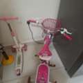 BHD 15,  Kids Pink Bicycle + Adjustable Kick Scooter Set
