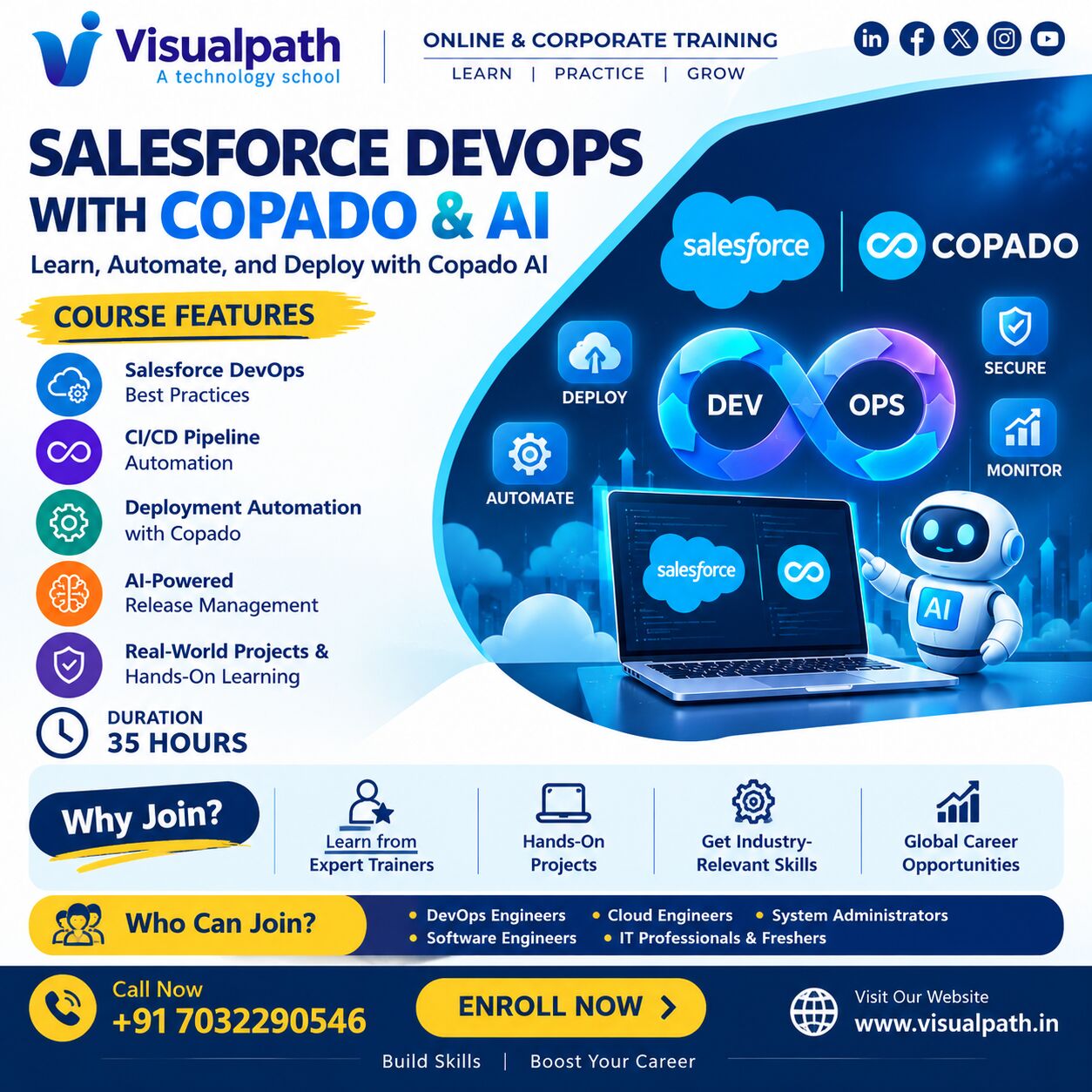 Hyderabad, Education, Learn Copado Online | DevOps With Copado Training