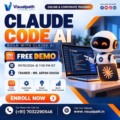 Hyderabad, Lessons Offered, Learn Claude Code AI With The New Batch At Visualpath
