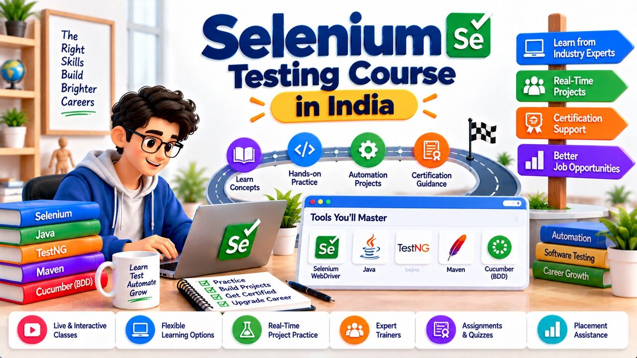 Noida, Education, Selenium Testing Course In India
