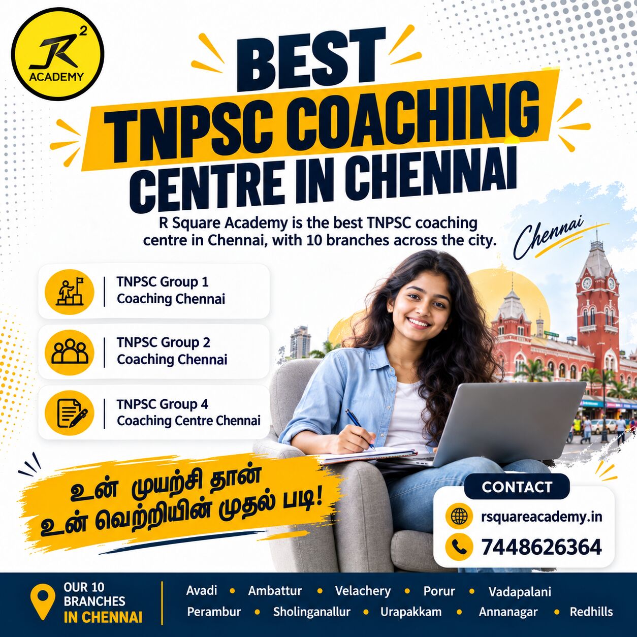 Chennai, Education, Best TNPSC Coaching Centre In Chennai &ndash; R Square Academy