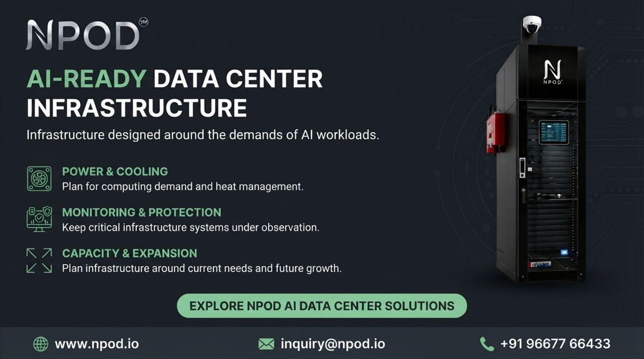 Noida, Computer, AI-Ready Data Center Infrastructure For Businesses In India