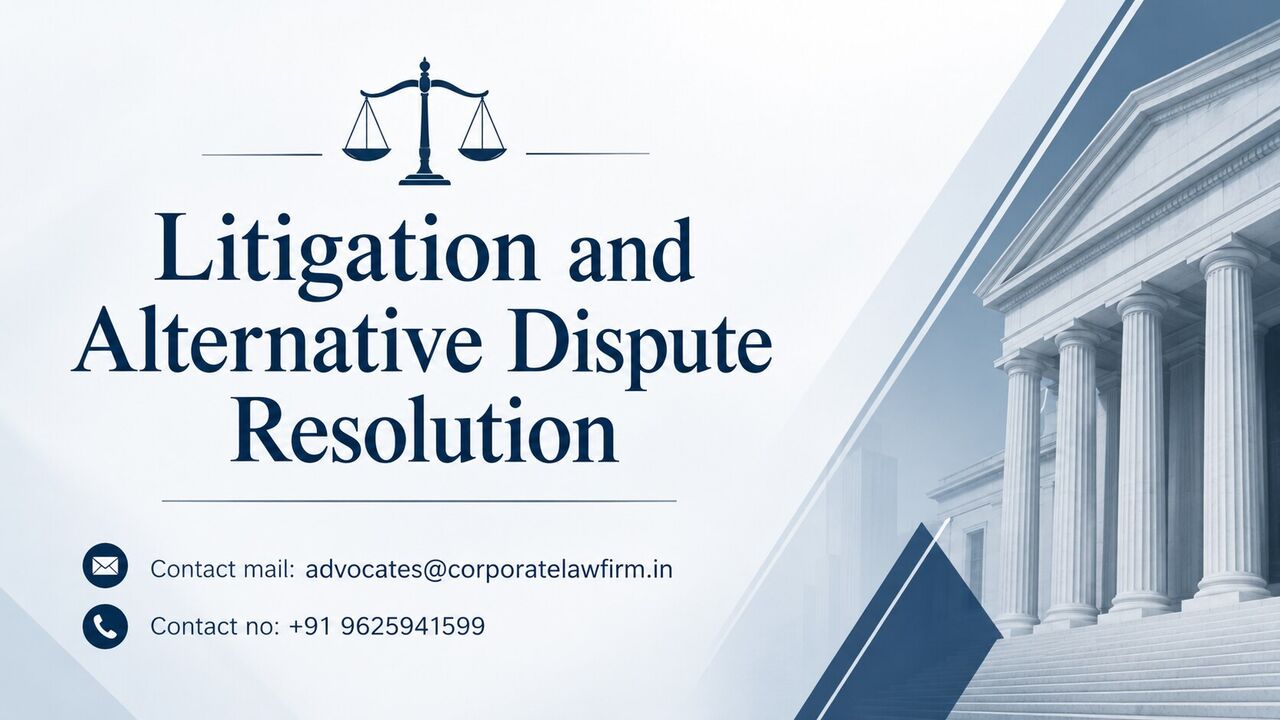 Ghaziabad, Legal, How Can Litigation And Alternative Dispute Resolution Resolve Complex Legal Disputes?