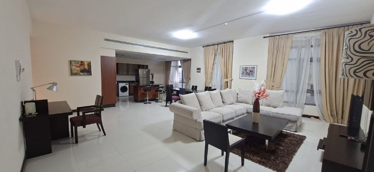 Busaiteen, Apartments, Flats, Houses & Villas, BHD 500/year,  2 BR,  Fully Furnished 2 Bedroom 2 Bathroom With Ewa Flat For Rent In : Busaiteen