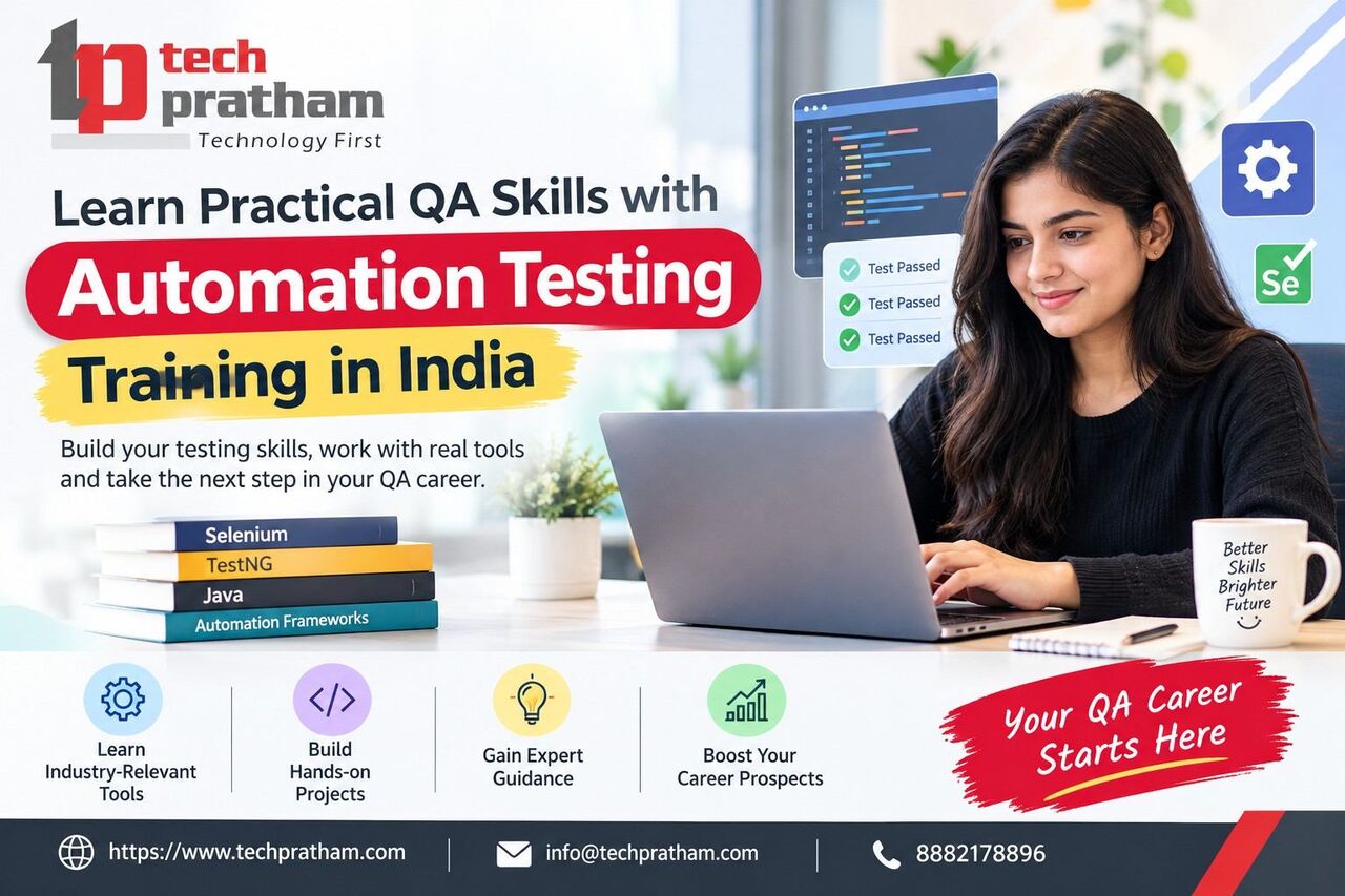 Noida, Education, Learn Practical QA Skills With Automation Testing Training In India