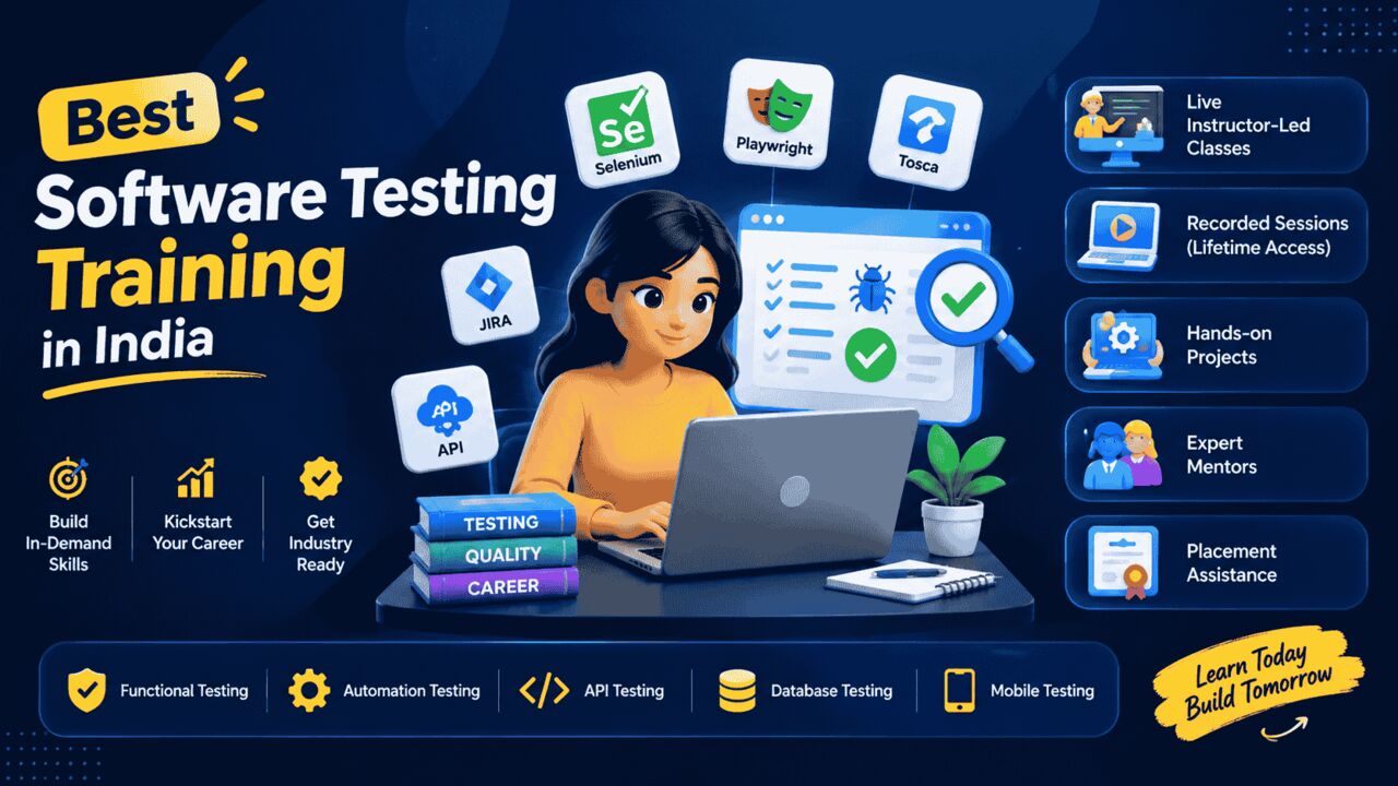 Noida, Education, Best Software Testing Training In India