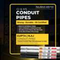 ISI-Marked GI & MS Conduit Pipes For Electrical Projects &ndash; GUPTA & N.A.I.