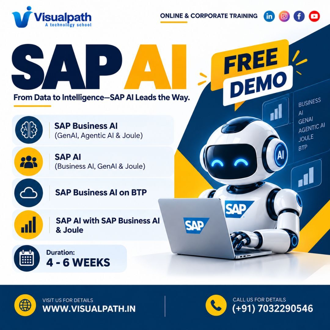 Hyderabad, Lessons Offered, SAP AI Course Online With Industry Use Case Training