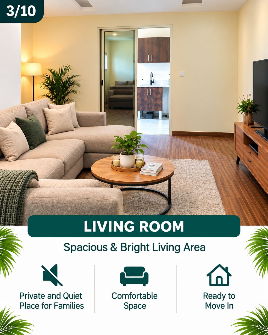 Dubai, Apartments, Flats, Houses & Villas, AED 120000/year,  3 BR,  1076 Sq. Feet,  3 BHK Family Apartment In Al Badaa, Dubai | AED 120K | Direct Owner