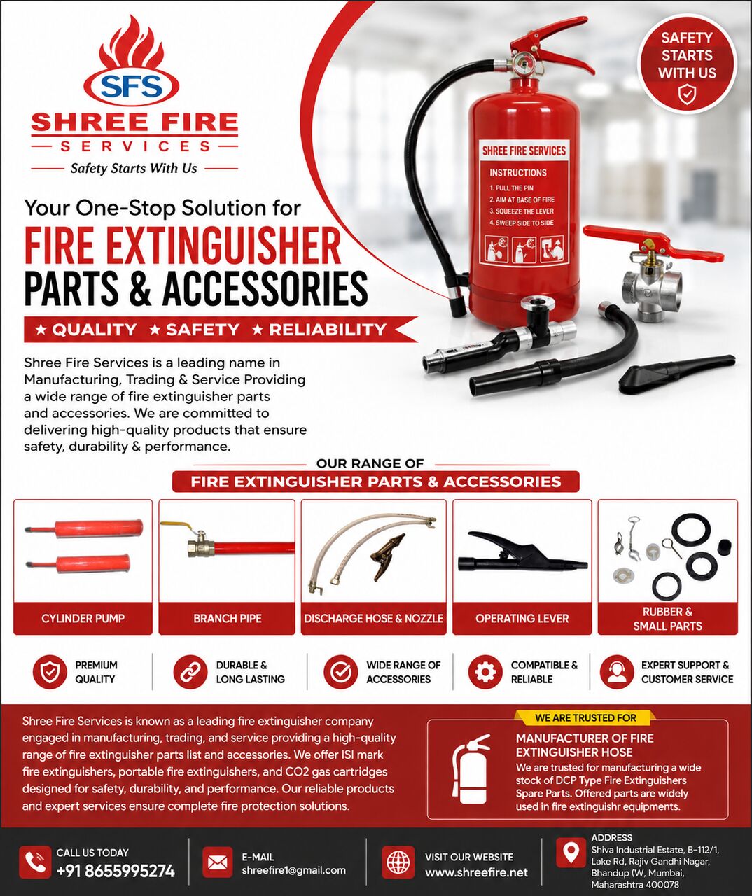 Mumbai, Appliances, Manufacturer Of Fire Extinguisher Hose | Mumbai | India