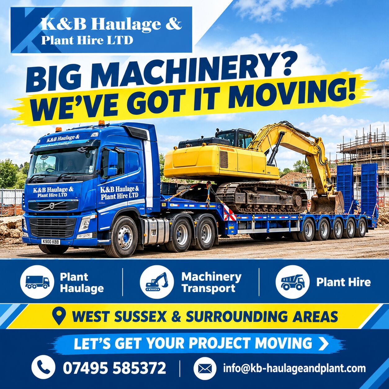 London, Automotive, 🚛 BIG MACHINERY? BIG JOB? WE’VE GOT IT MOVING! 🏗️