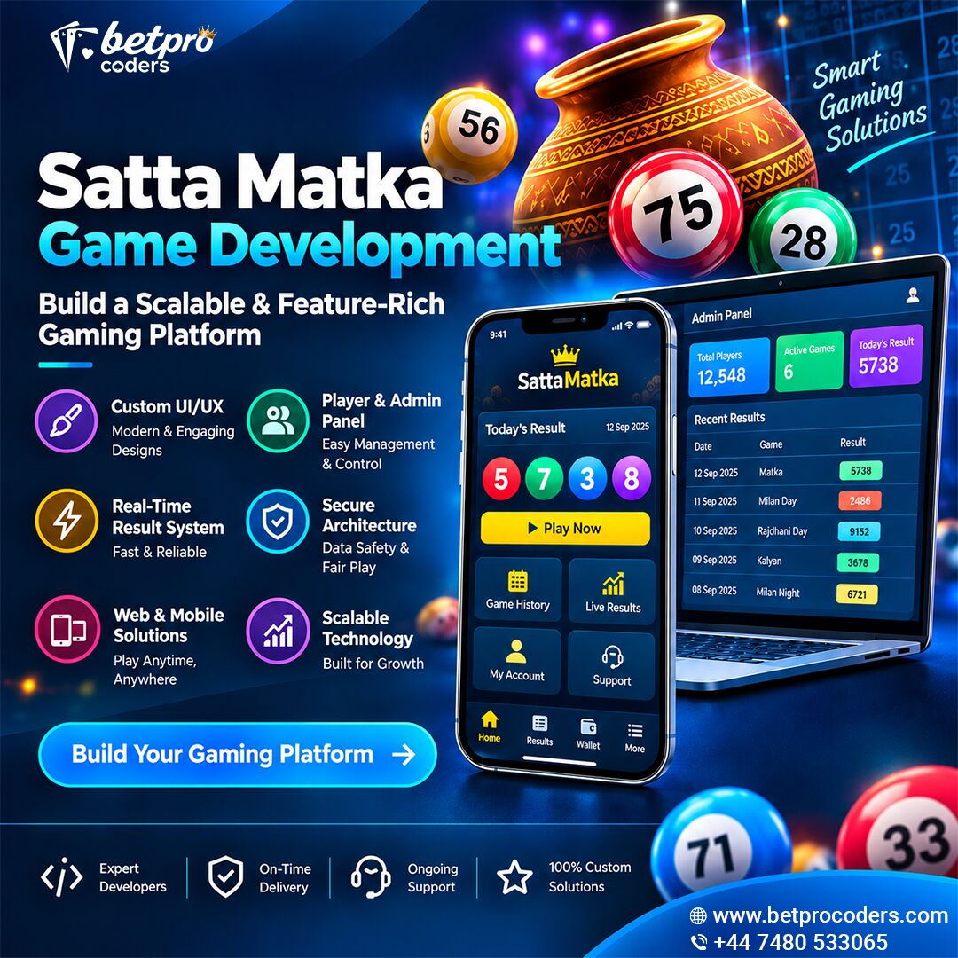 Manchester, General, Custom Matka Software & Satta Matka App Development Services