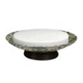 USD 12,  Soap Dish For Bathroom Counter, Shower & Kitchen | Silver Resin/Orb