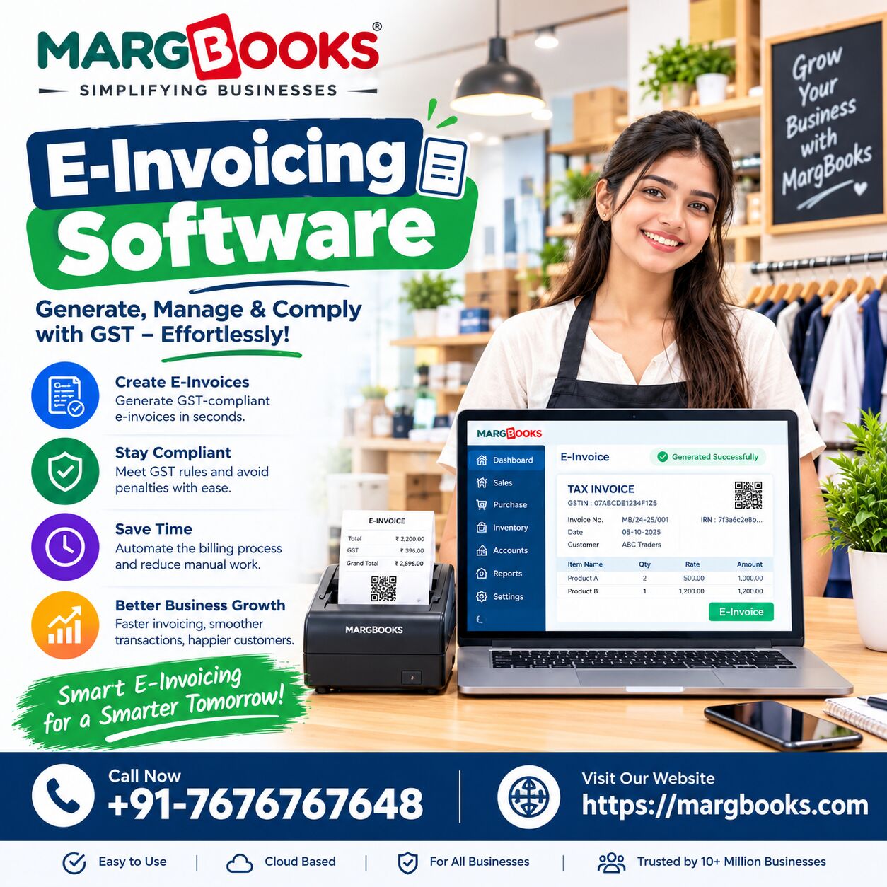 Noida, Business, E-Invoicing Software For Retailers And Wholesalers | MargBooks
