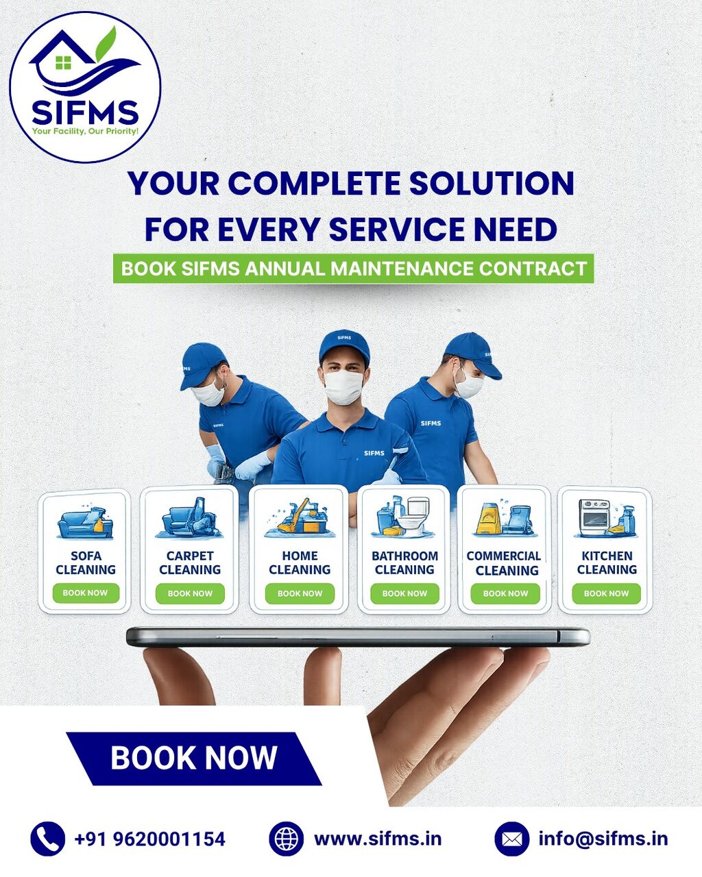 Mumbai, Cleaning, Commercial Deep Cleaning & Sanitization Services By SIFMS