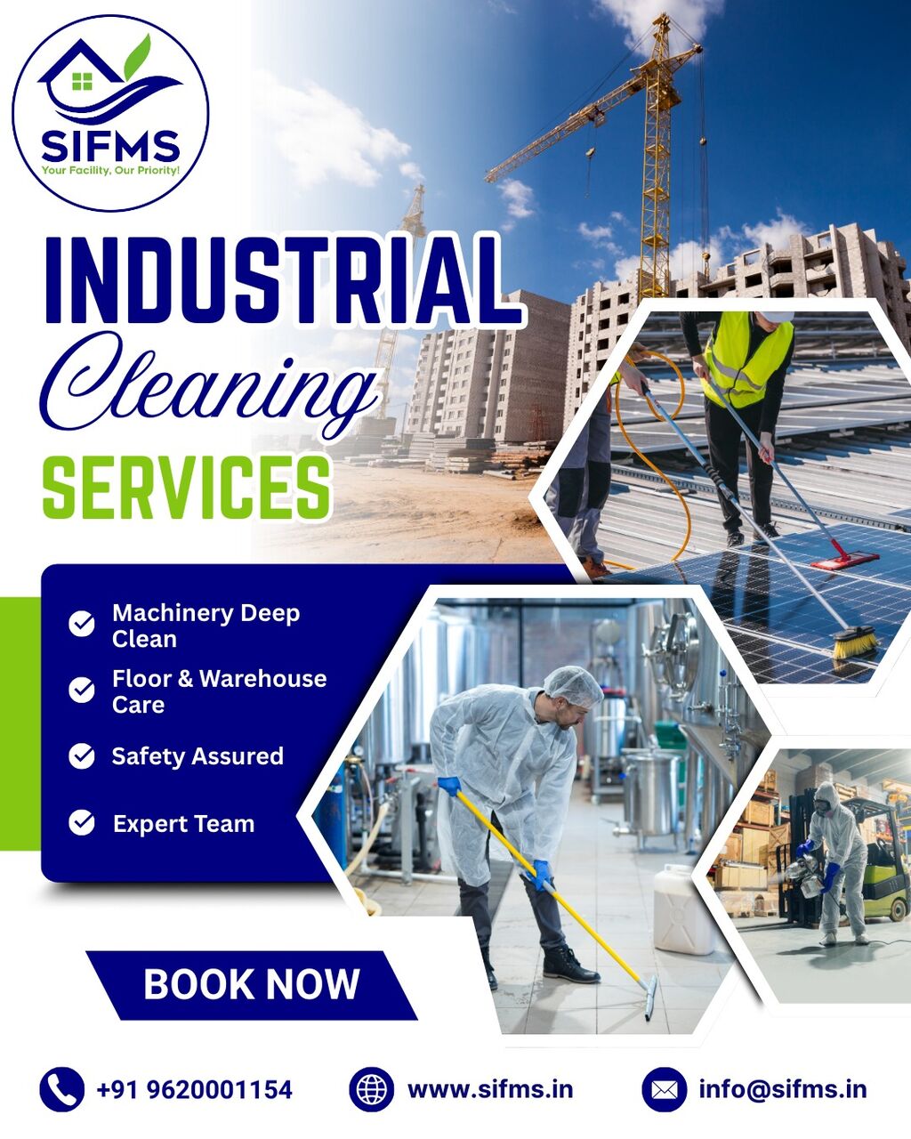 Mumbai, Cleaning, Commercial Deep Cleaning & Sanitization Services By SIFMS