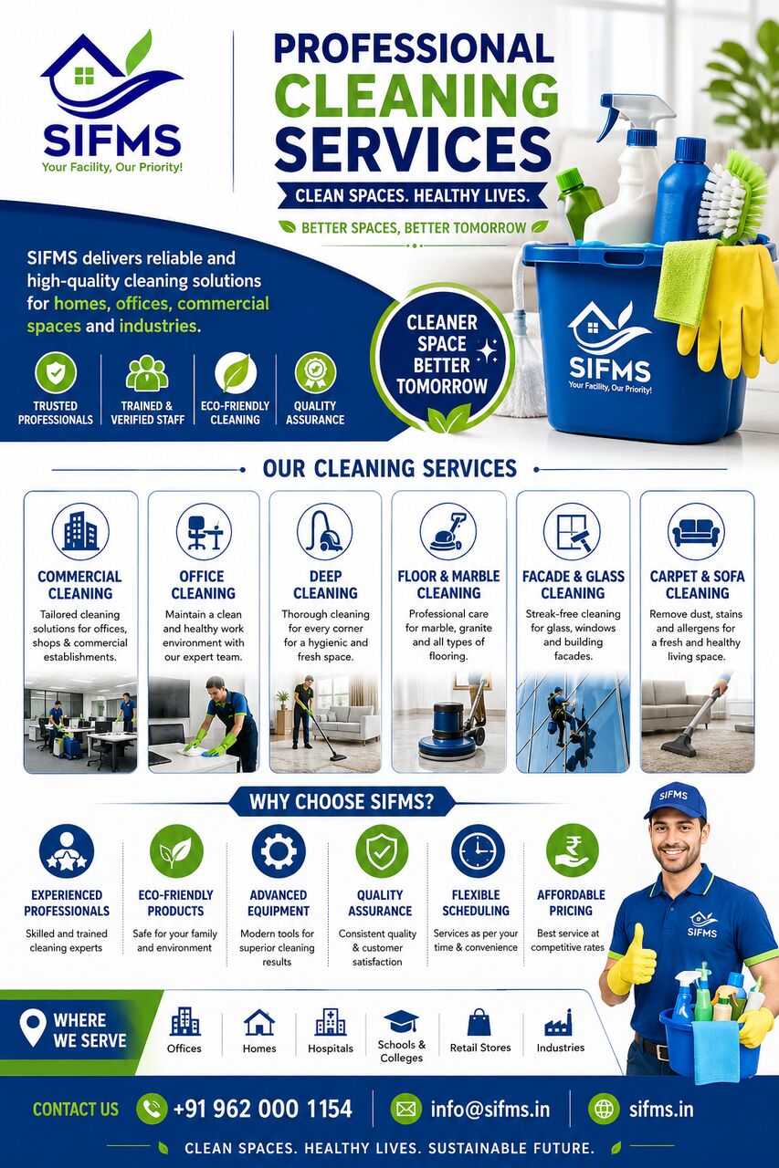 Mumbai, Cleaning, Commercial Deep Cleaning & Sanitization Services By SIFMS