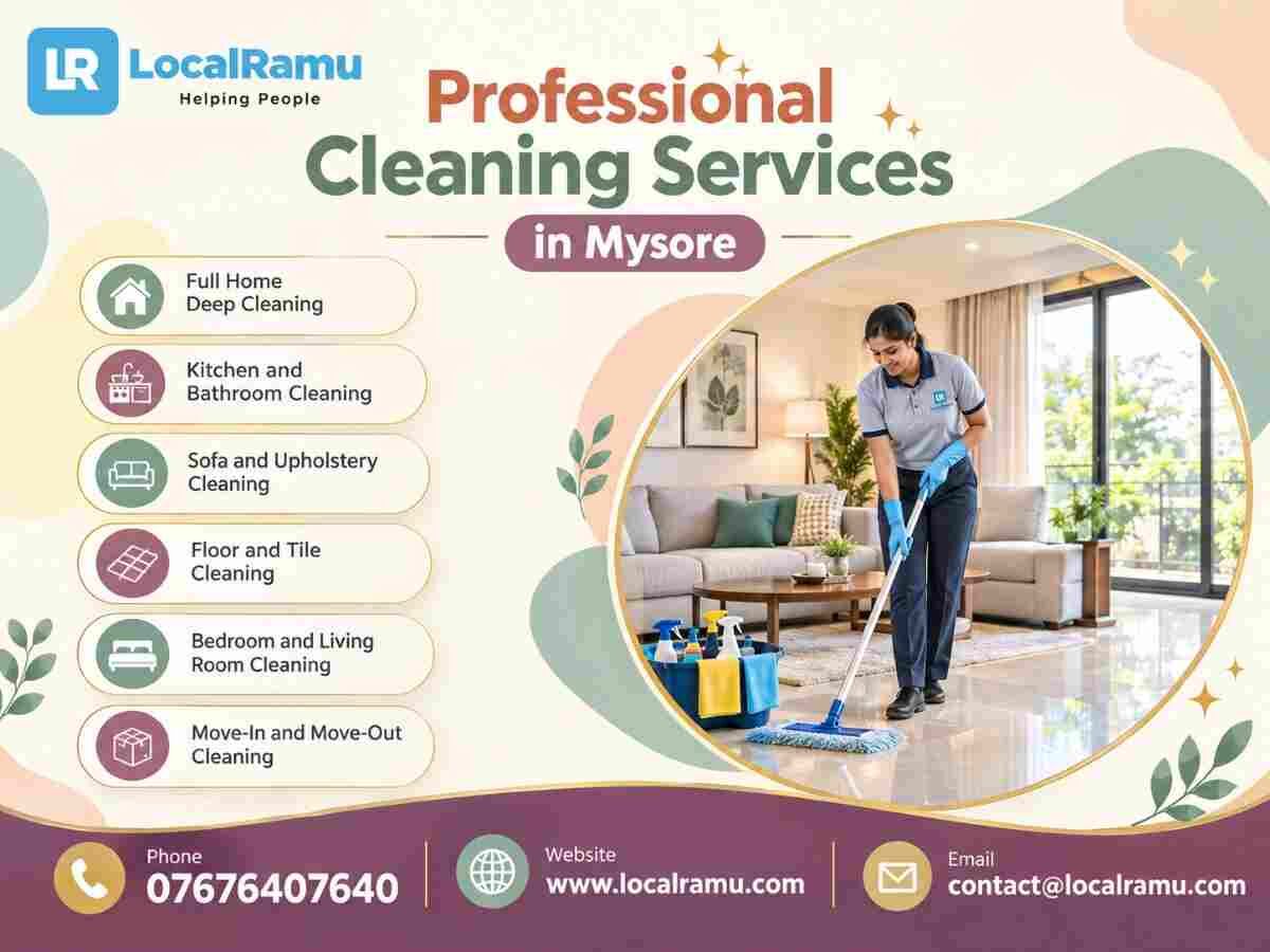 Bangalore, Cleaning, Professional Cleaning Services In Mysore By LocalRamu