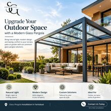 Faridabad, Construction, Glass Pergola Installation Company In Faridabad | Smartglass Studio