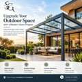 Glass Pergola Installation Company In Faridabad | Smartglass Studio