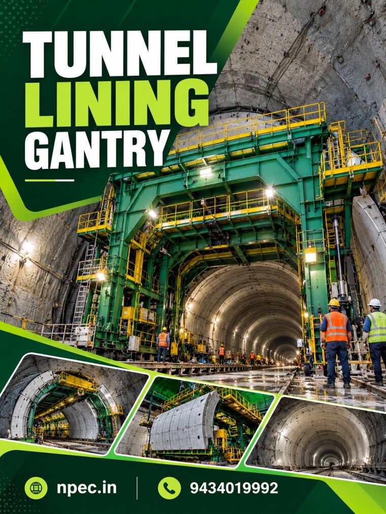 Kolkata, Construction, Tunnel Lining Gantry Solutions For Efficient Tunnel Construction