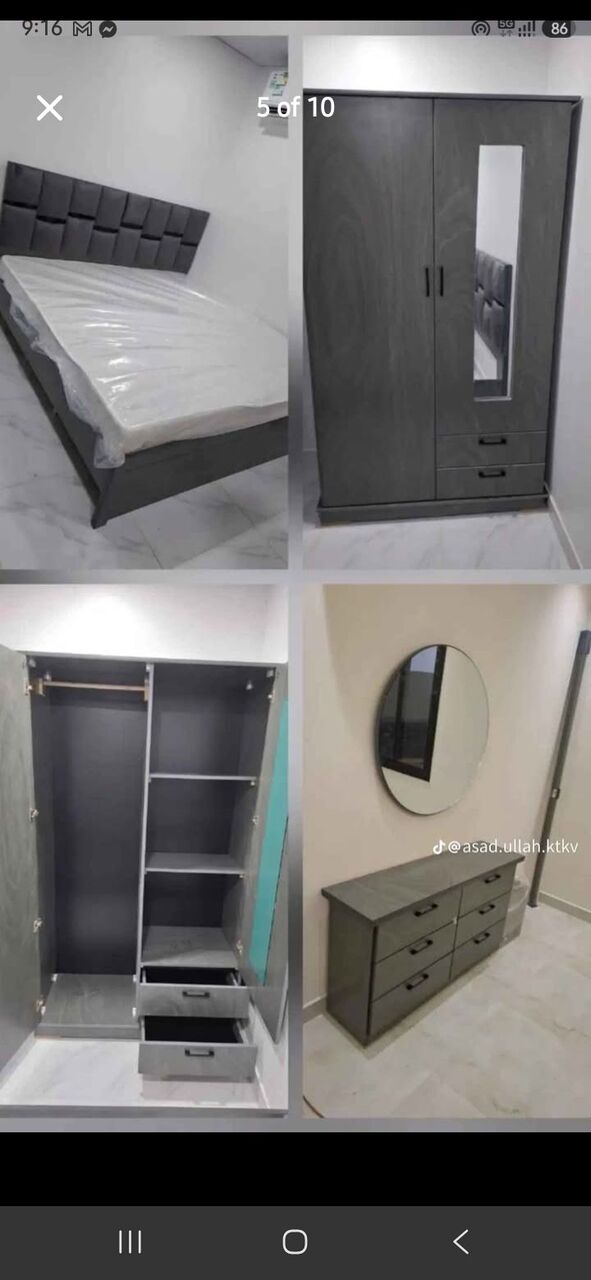 Al Aqeeq, Furniture, SAR 111,  New Bedroom Set Sale Online Home Devlree