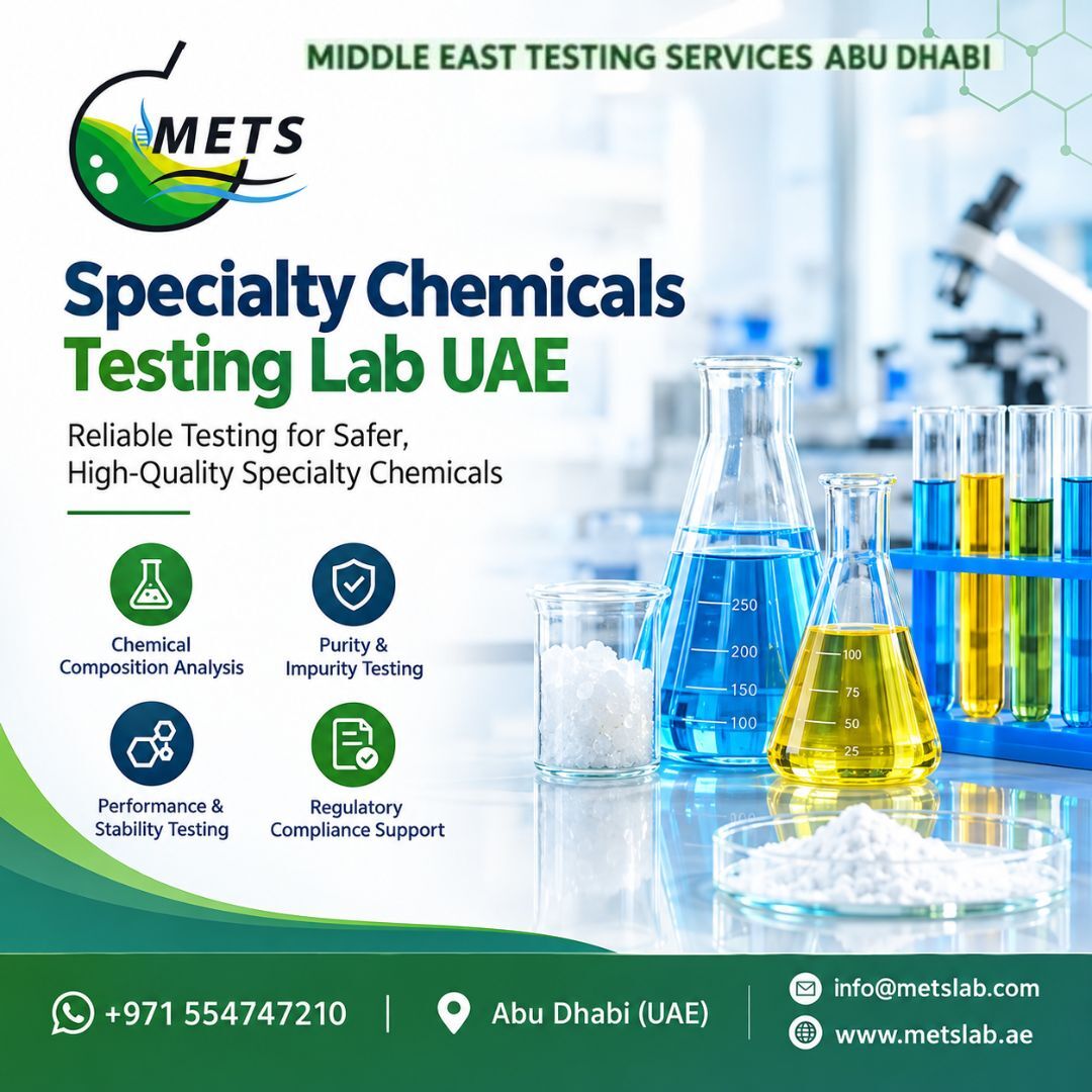 Abu Dhabi, Business, Chemical Testing Services Abu Dhabi For Industrial Companies