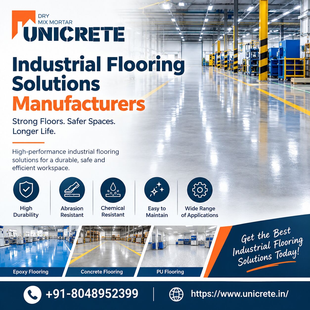 Haryana, Construction, Industrial Flooring Solutions