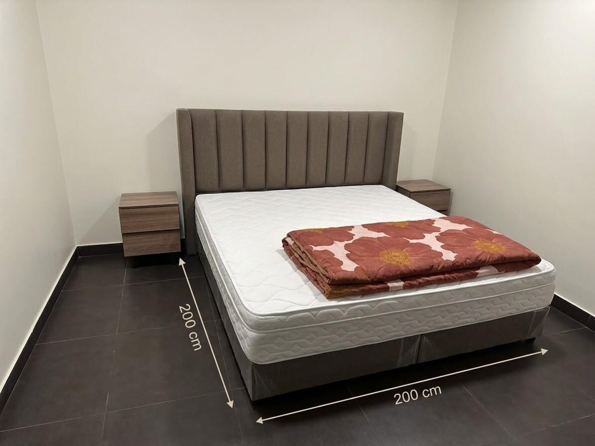 Al Muruj, Furniture, SAR 1600,  Bed (master), Mattress And 2 Side Cupboards