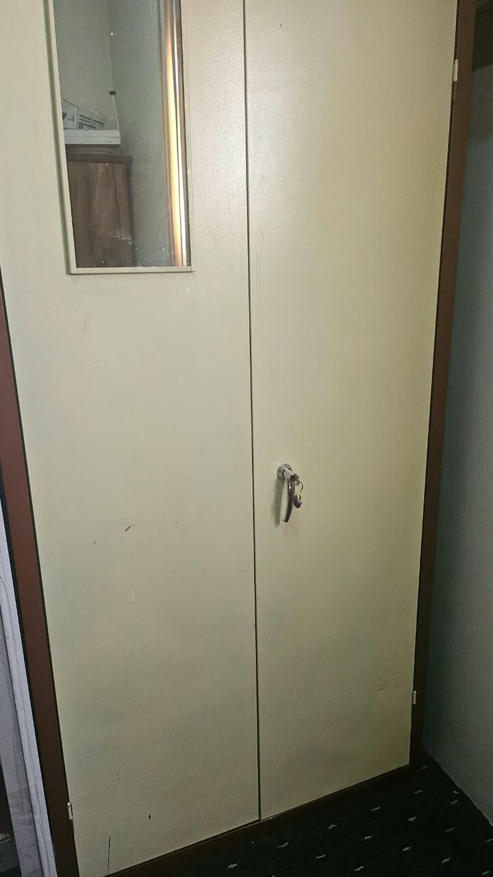 Riyadh, Furniture, SAR 300,  🤎✨Two-Door Steel Almirah / Wardrobe With Mirror & Lock Keys✨🤎 🏡📦