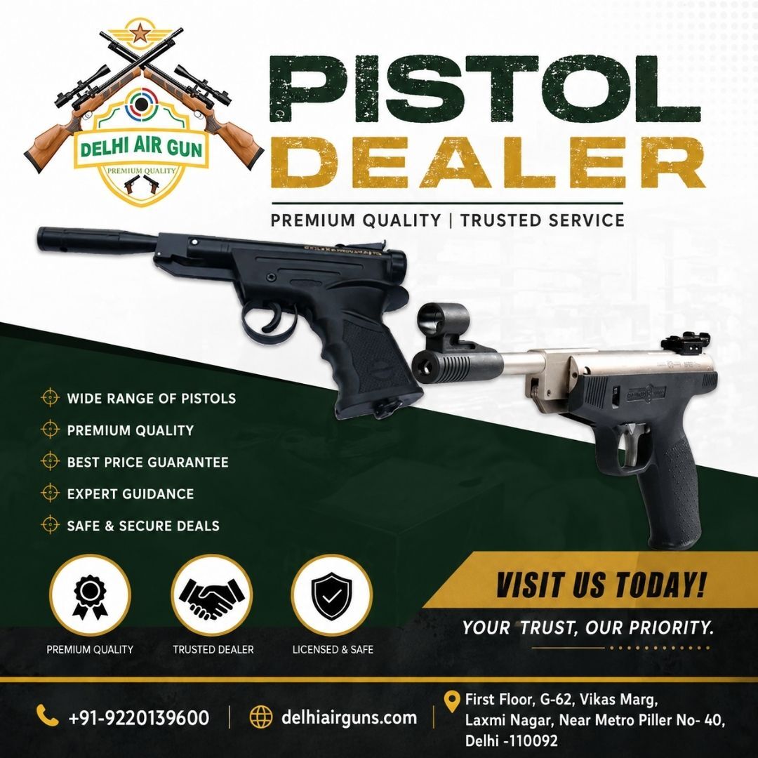 New Delhi, Sporting Goods, Trusted Pistol Dealer In Delhi - Delhi Air Guns
