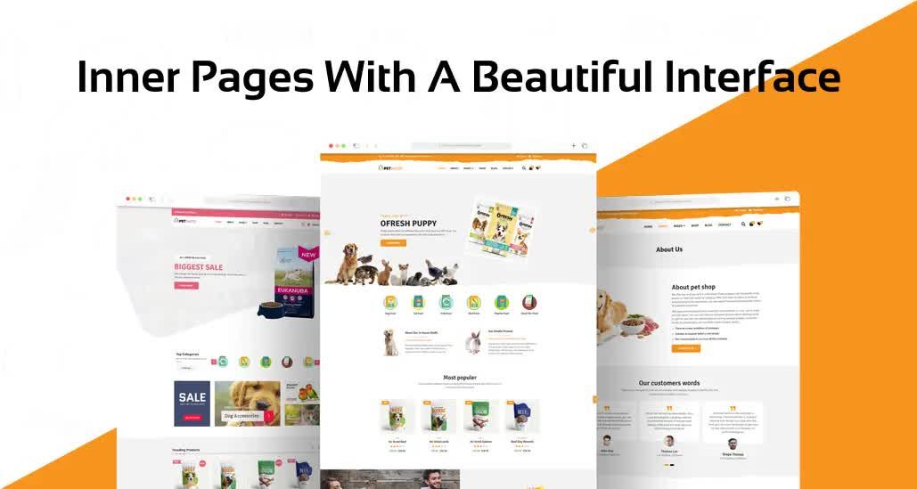 Sydney, Pet Supplies, AUD 45,  Pet Store Website Template In HTML For Pet Businesses